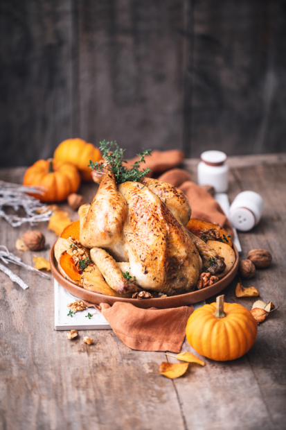 Poulet du Bourbonnais aux saveurs d'automne